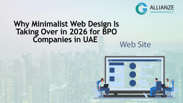 Minimalist Web Design For UAE BPO Companies
